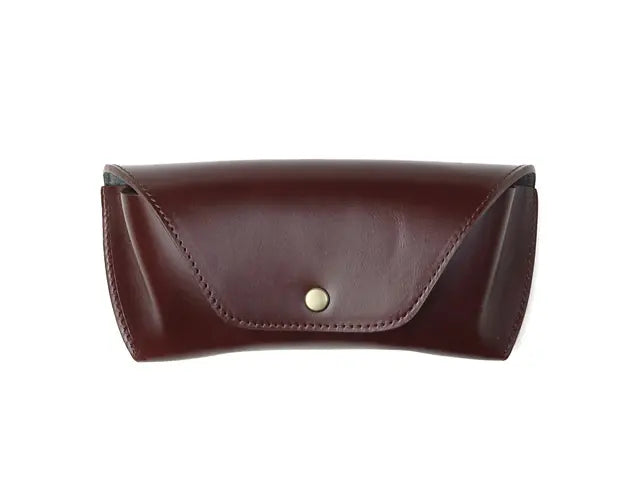DIFFUSER (ディフューザー)｜アイウエアケース OILE LEATHER EYEWEAR CASE / Dark Brown & Dark Grey (SG1076B)