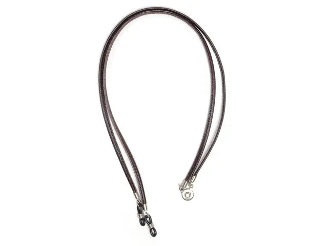 EMBOSS LEATHER DETACHABLE GLASS CODE / Dark Brown(SG1110B)