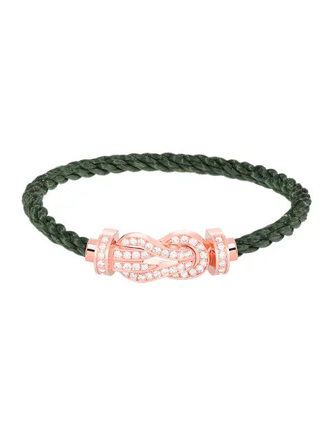 フレッドフォース10 シャンスアンフィニブレスレットケーブルLM ローズ