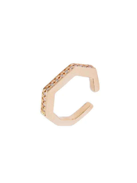 Octagon Diamond Ear Cuff S - MH01KDFS イヤーカフ｜ヒロタカ