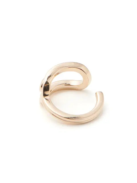 ヒロタカ｜Beluga Oblong Green Garnet Ear Cuff - BL16KCF