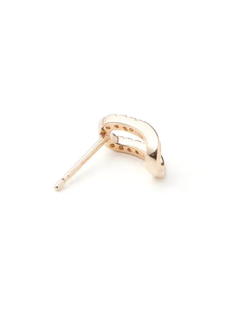 ヒロタカ｜Beluga Oblong Diamond Earring - BL17KDE