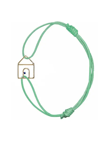 アリータ｜CASITA ブルーサファイア コードブレスレット - CBPU240025YG09K