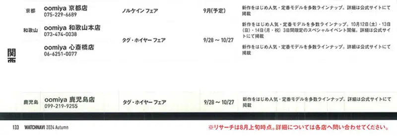 WATCHNAVI 2024 Autumn Vol.95