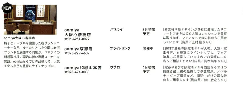 WATCHNAVI 2019 SPRING vol.73