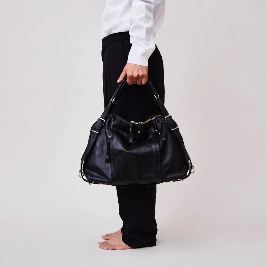 long stone MID / cow leather