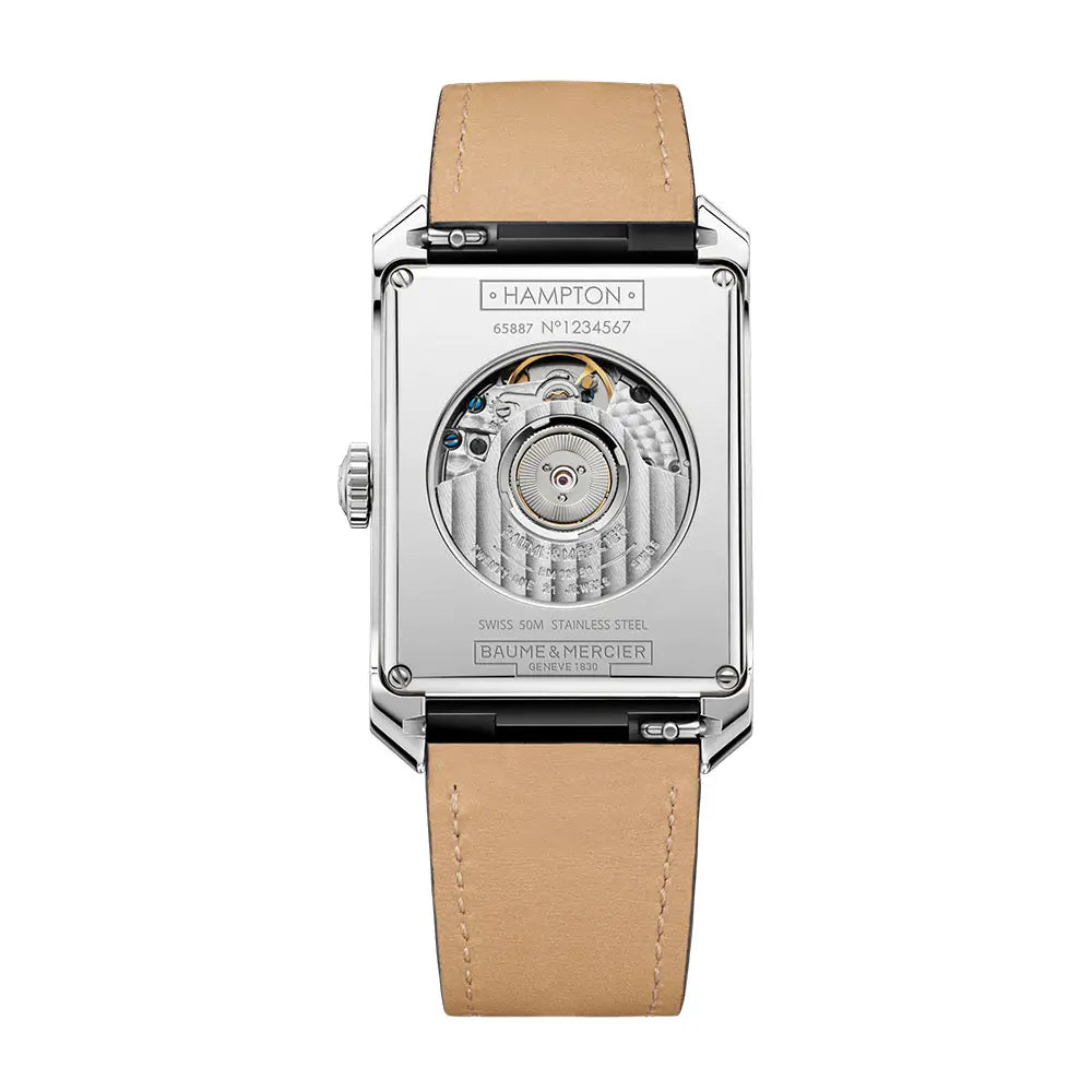 ボーム＆メルシエ｜ハンプトン メン ビッグデイト／デュアルタイム ラージ - M0A10666