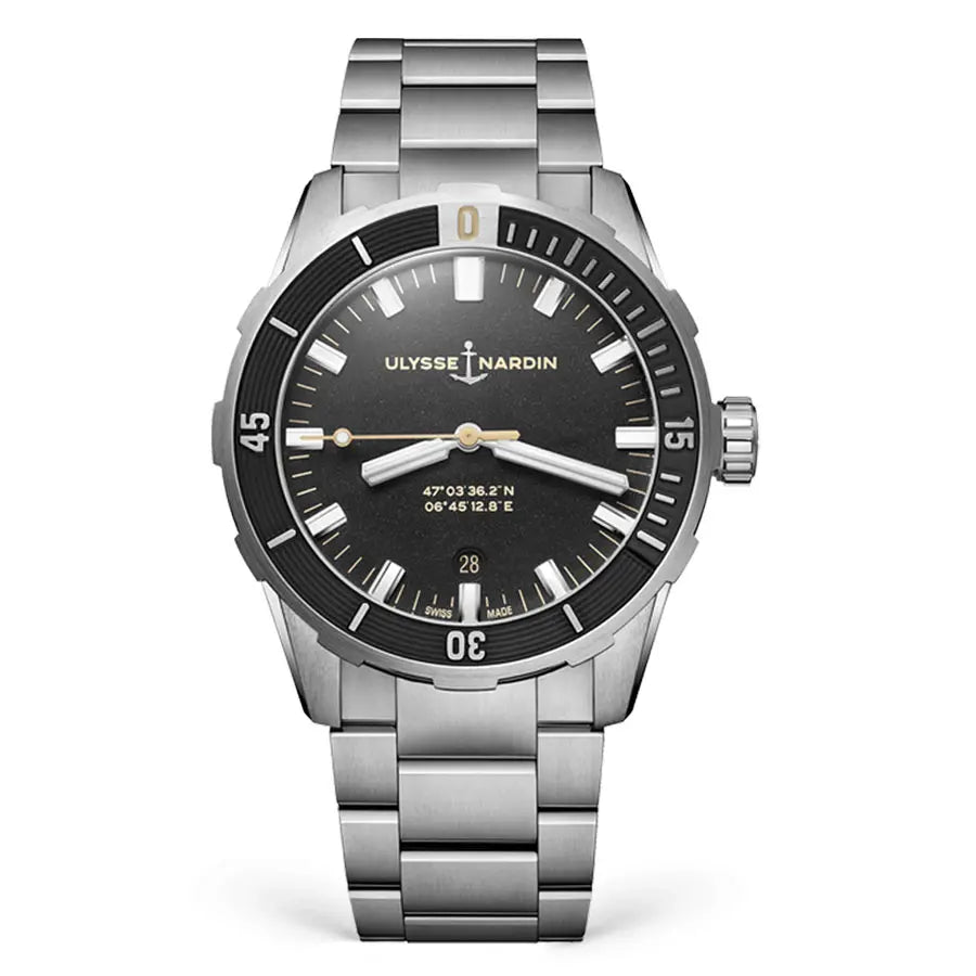 ダイバー 42mm - 8163-175-7M/92 自動巻き｜ユリス・ナルダン – oomiya