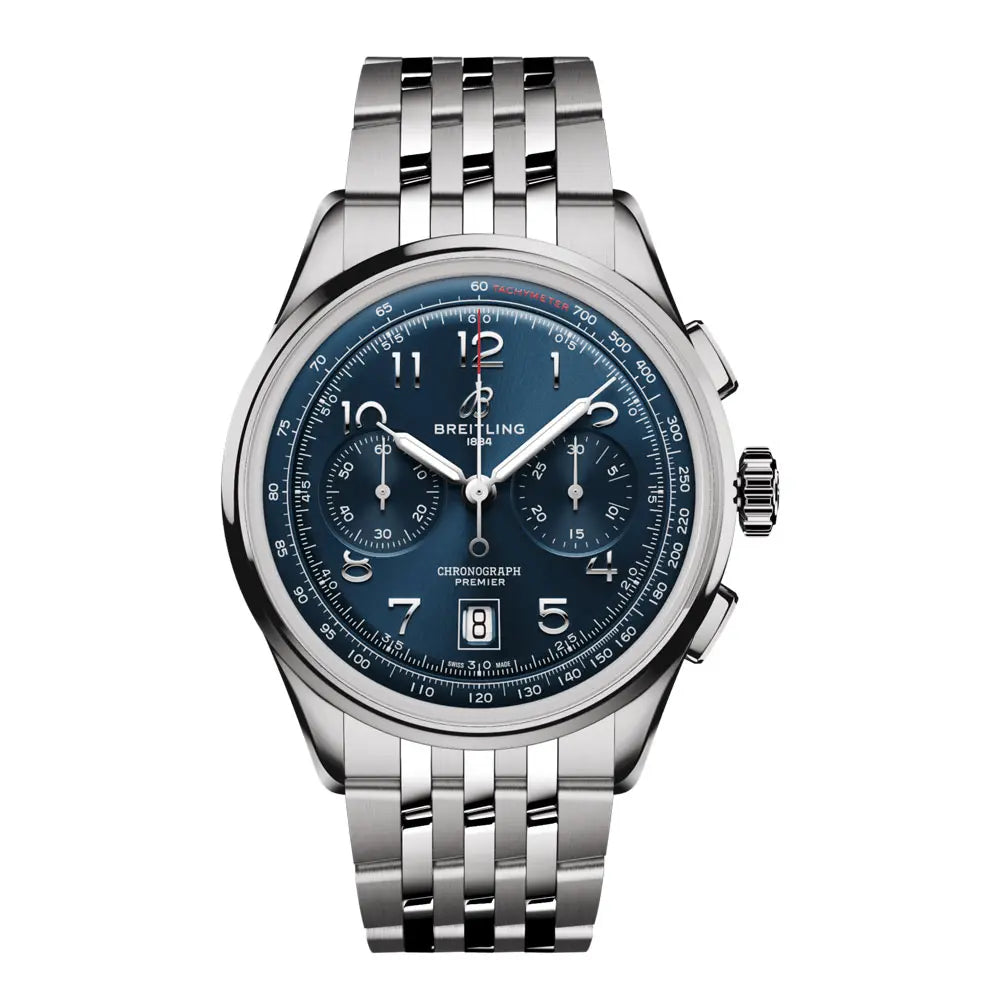 Breitling ブライトリング プレミエ 42 A13315 楽天市場】ブライトリング プレミエ B13 クロノグラフ 42 ブラック文字