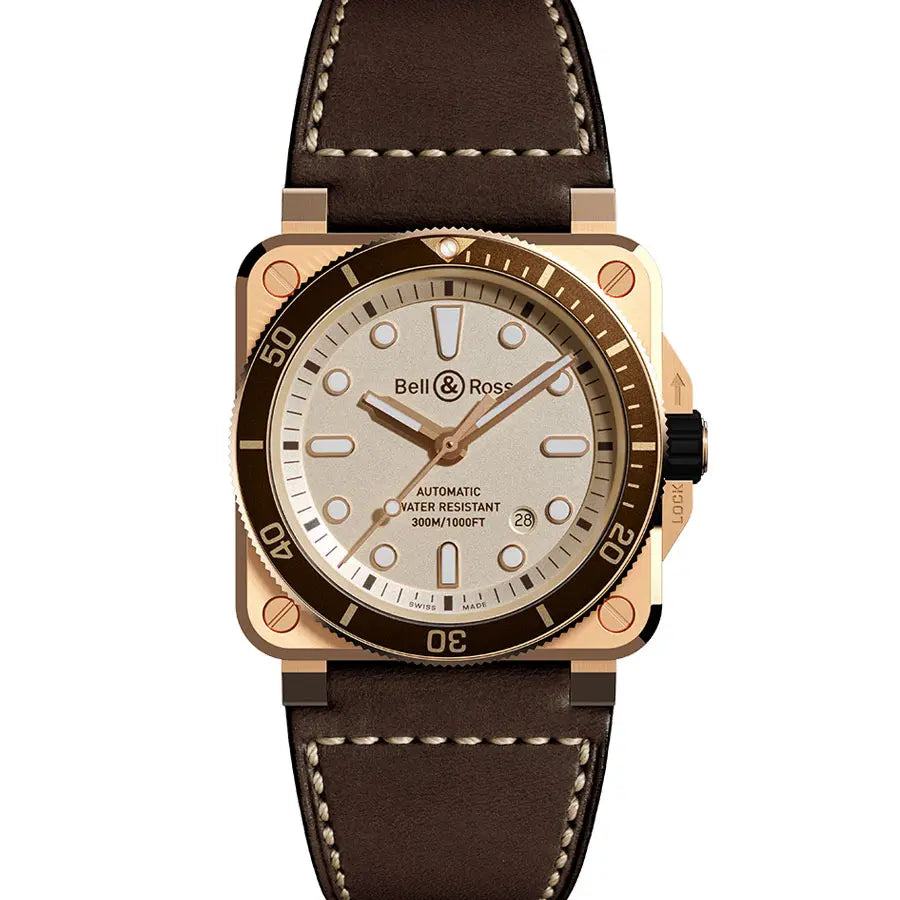 BR-03 DIVER WHITE BRONZE - BR0392-D-WH-BR/SCA｜ベル＆ロス – oomiya