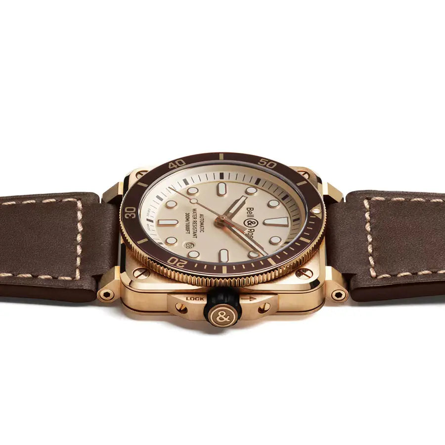 ベル＆ロス｜BR 03-92 DIVER WHITE BRONZE - BR0392-D-WH-BR/SCA