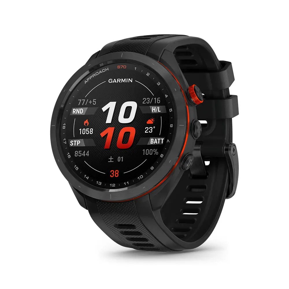 Amazon | ガーミン(GARMIN) Approach S70 47mm Black/Approach CT10