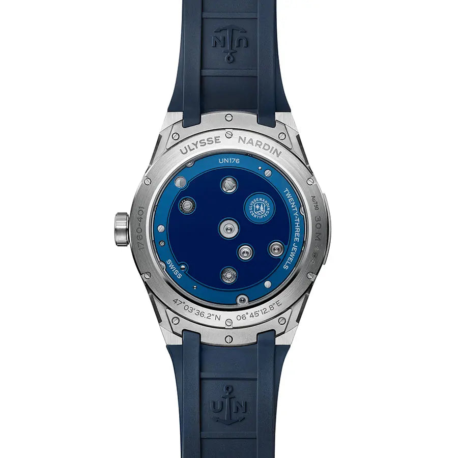 ユリス・ナルダン｜ブラスト フリーホイール マルケトリ - 1760-401-3A/3A