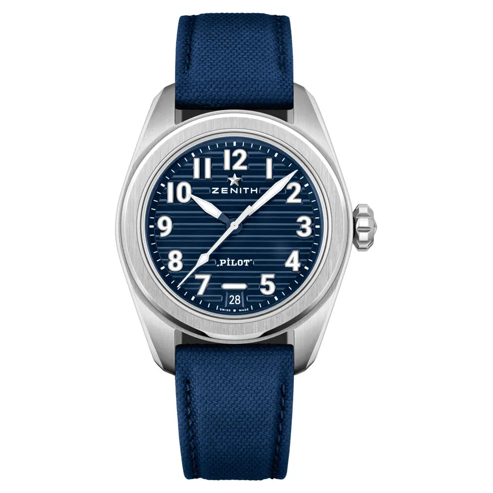 ゼニス｜パイロット オートマティック ブルー - 03.4000.3620/51.I003