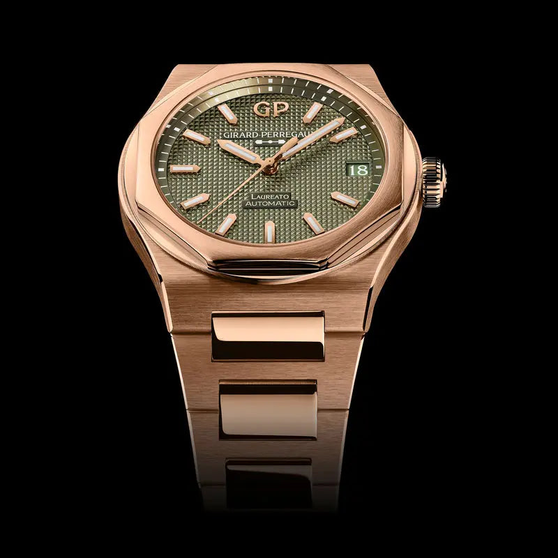 ロレアート 42MM ピンクゴールド セージグリーン｜ジラール・ペルゴ