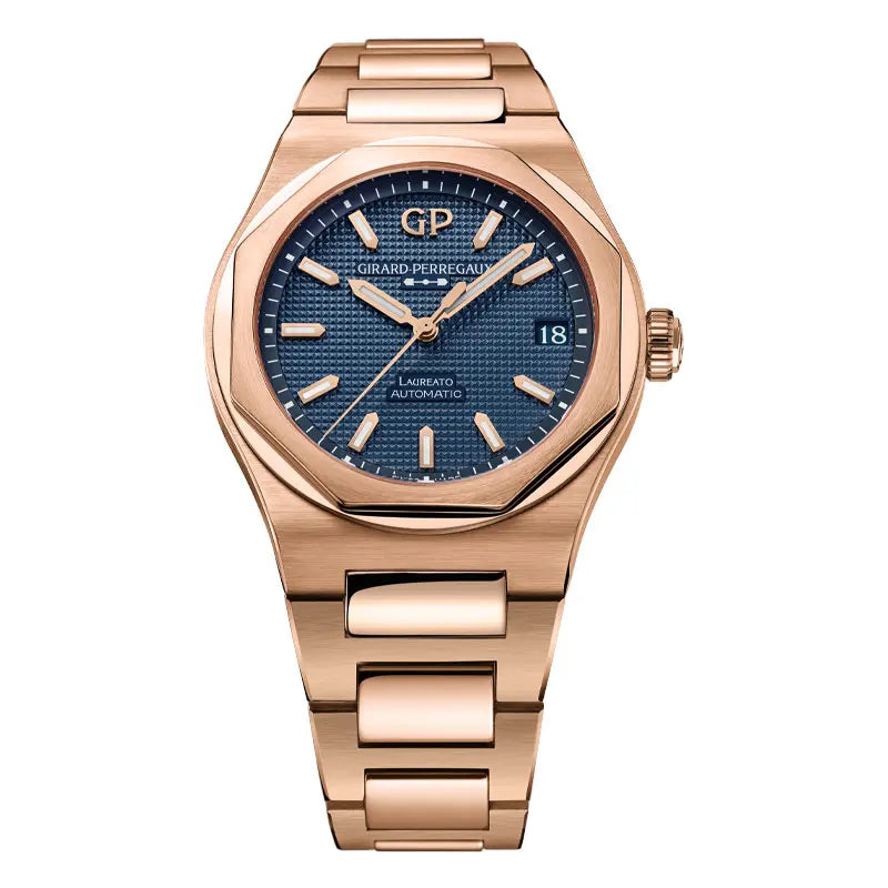 ロレアート 42MM ピンクゴールド ウルトラマリンブルー｜ジラール