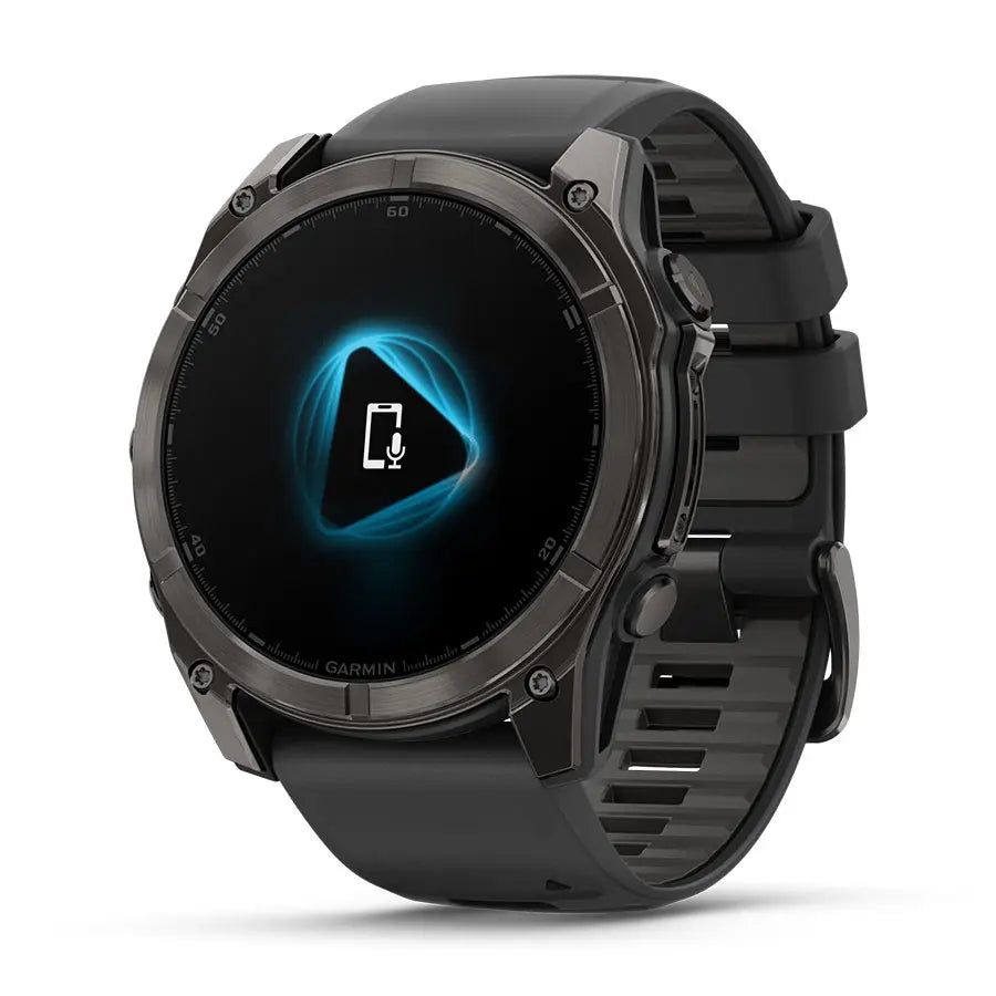 fēnix 8 Sapphire AMOLED 51mm Ti Carbon Gray DLC / Black|ガーミン fēnix 8 Sapphire AMOLED 51mm Ti Carbon Gray DLC / Black|ガーミン