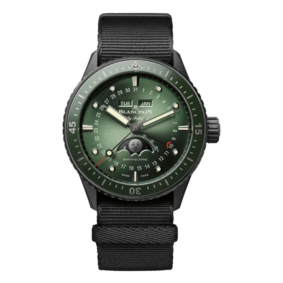 ブランパン｜フィフティ ファゾムス バチスカーフ コンプリートカレンダー ムーンフェイズ - 5054-0153-NABA