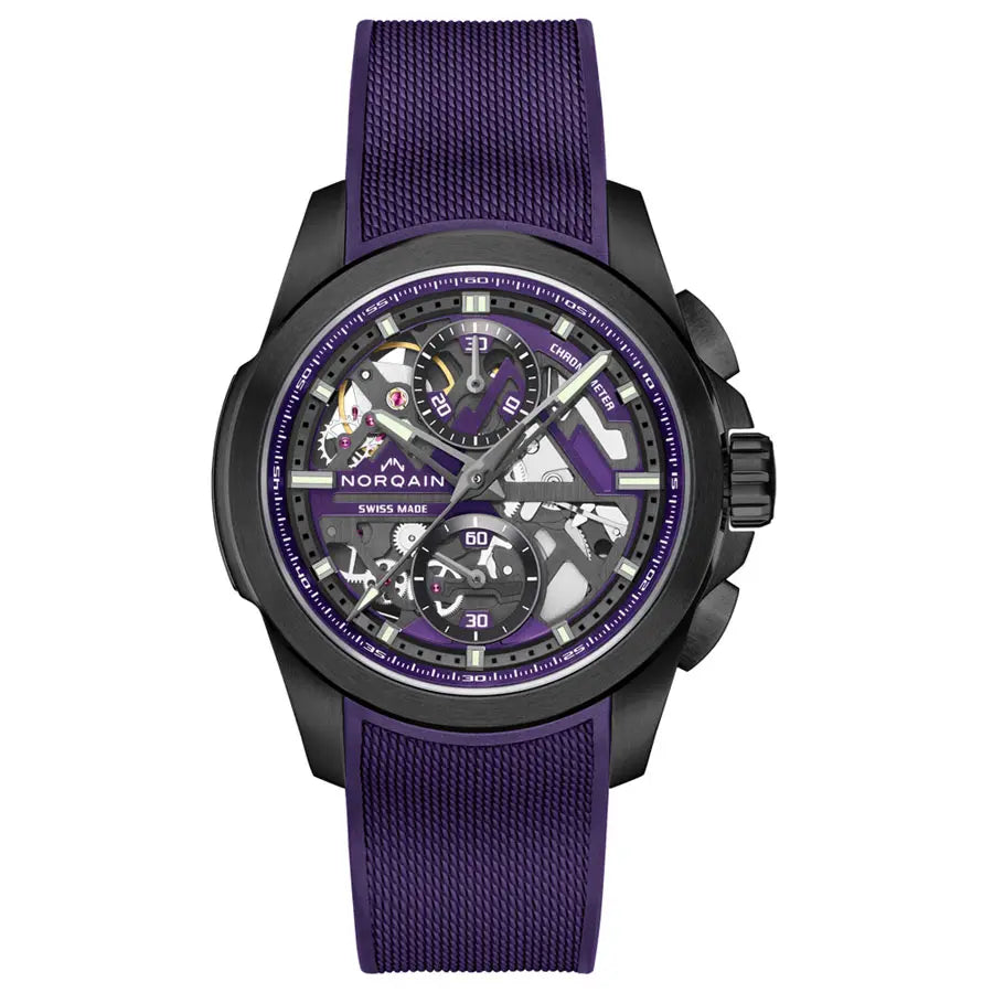 インディペンデンス スケルトン クロノ 42MM チタニウム DLC