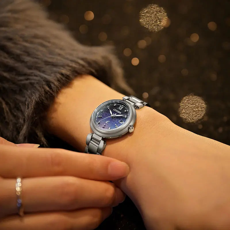 付属品完備】美品！CITIZEN XC クロスシー 夜の虹 電波時計(ルキナ)