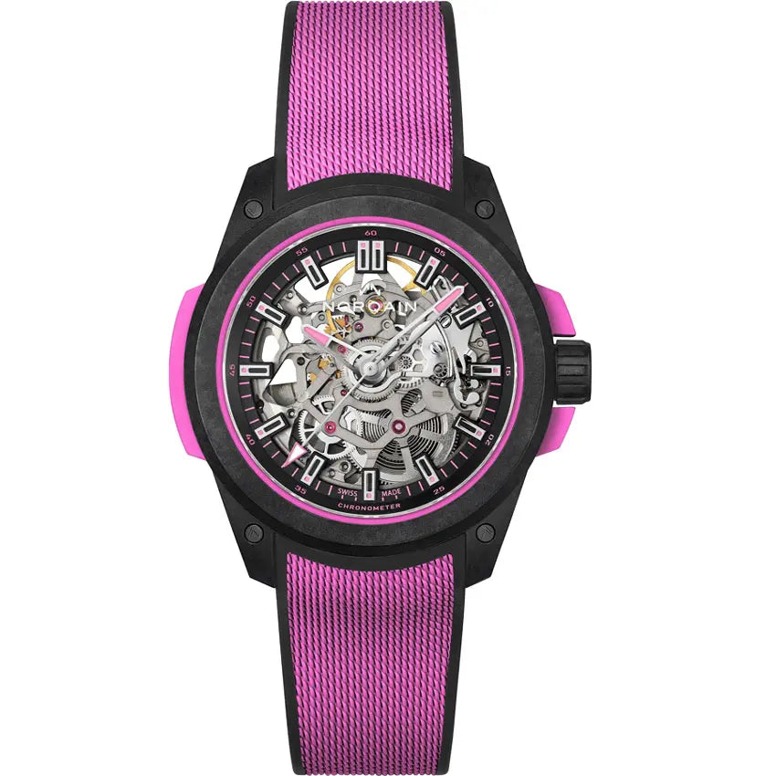 インディペンデンス ワイルド ワン スケルトン 39MM ハイパーピンク