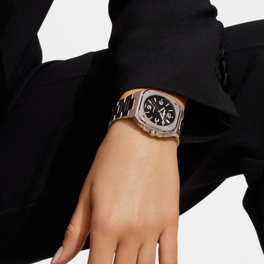 ベル＆ロス｜BR-05 36MM BLACK STEEL - BR05A-S-BL-ST/SST