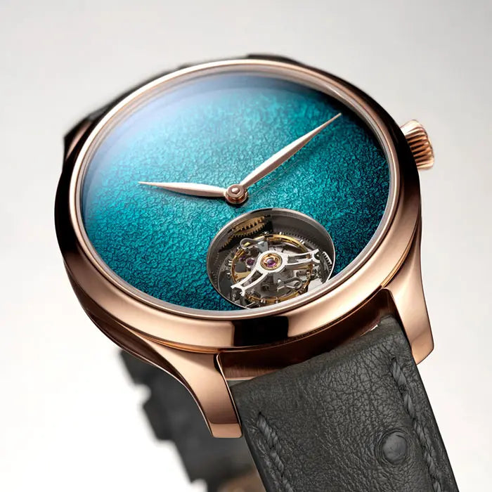 H.モーザー｜エンデバー・トゥールビヨン コンセプト ターコイズ エナメル - 1805-0400