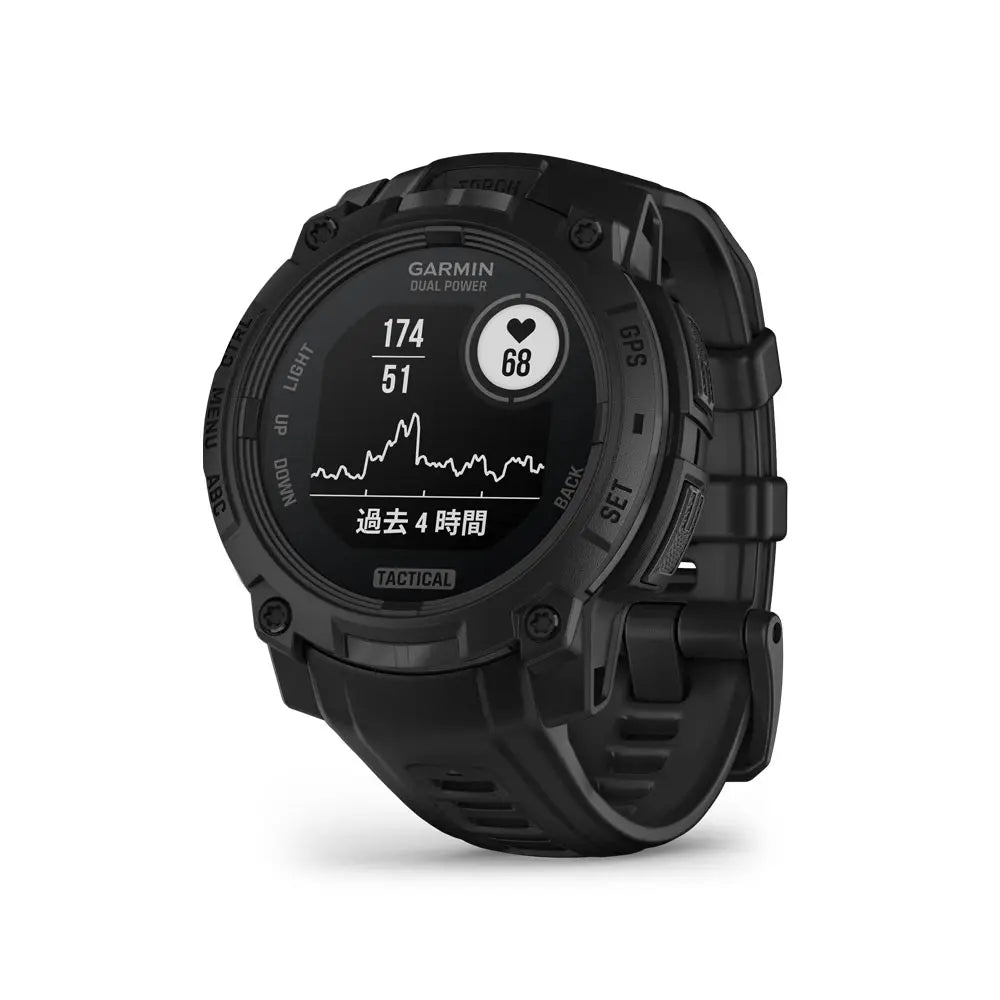 Instinct 3 Dual Power Tactical Black - 010-02934-80 Instinct 3 Dual Power Tactical Black - 010-02934-80