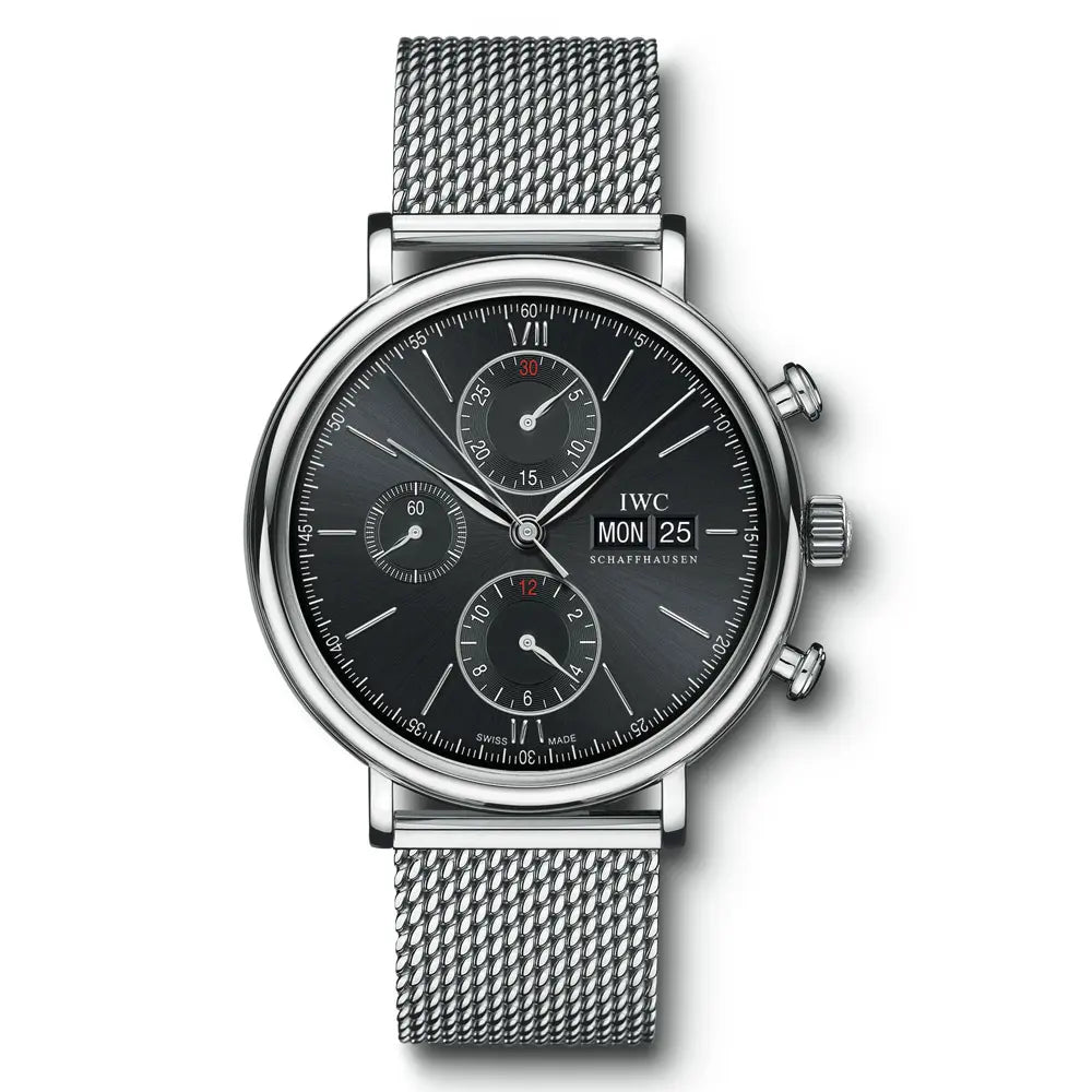 ポートフィノ・クロノグラフ ブラック ブレス - IW391030｜IWC