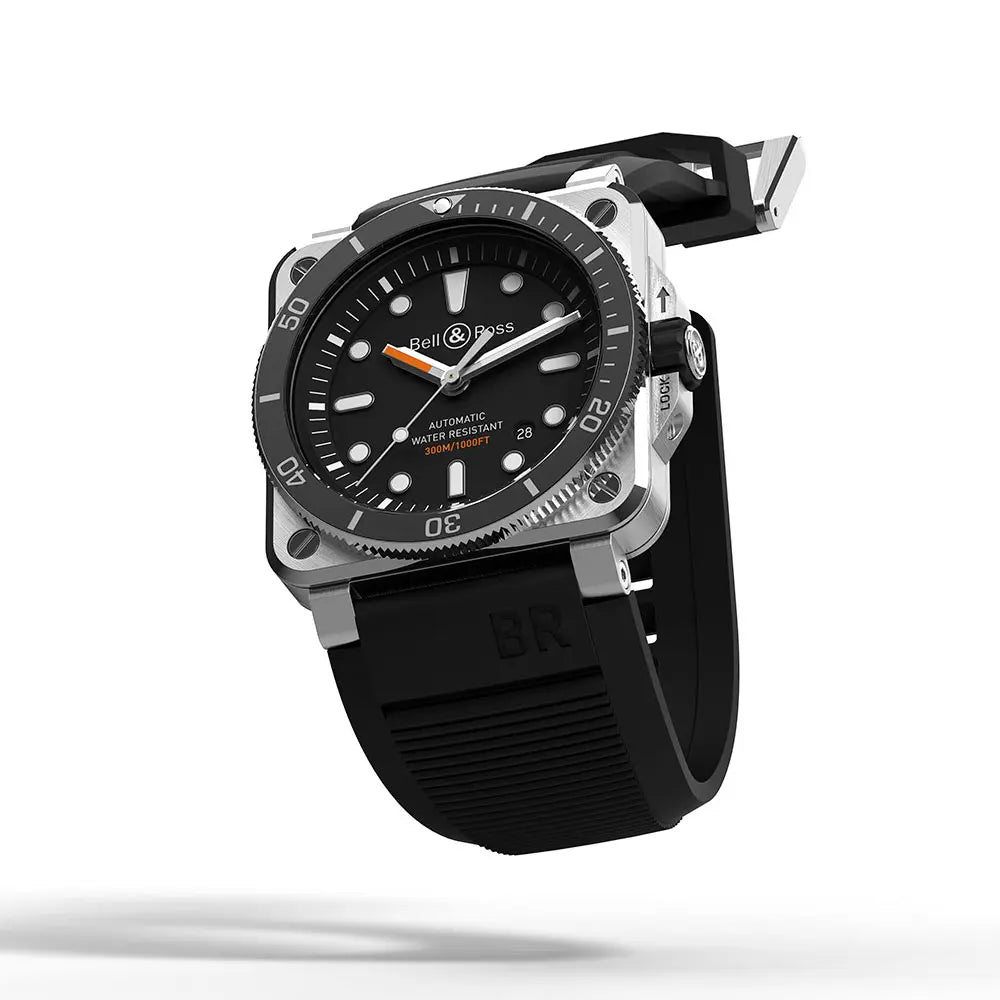 BR 03-92 DIVER - BR0392-D-BL-ST/SRB 自動巻き|ベル&ロス – oomiya BR 03-92 DIVER - BR0392-D-BL-ST/SRB 自動巻き|ベル&ロス – oomiya