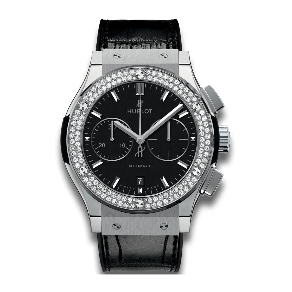 クラシック・フュージョン クロノグラフ チタニウム ダイヤモンド