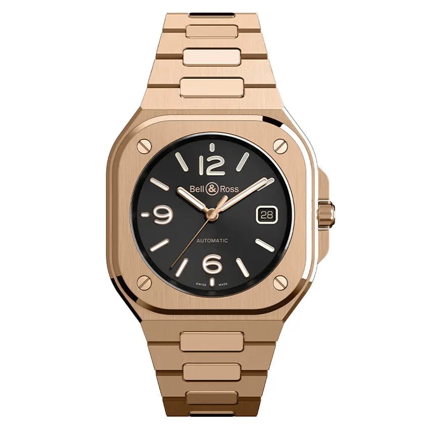 BR-05 GOLD - BR05A-BL-PG/SPG｜ベル＆ロス(Bell&Ross) – oomiya 公式