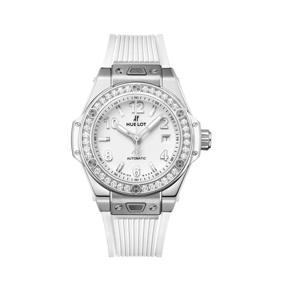 ビッグ・バン ワンクリック スチール ホワイト ダイヤモンド｜ウブロ