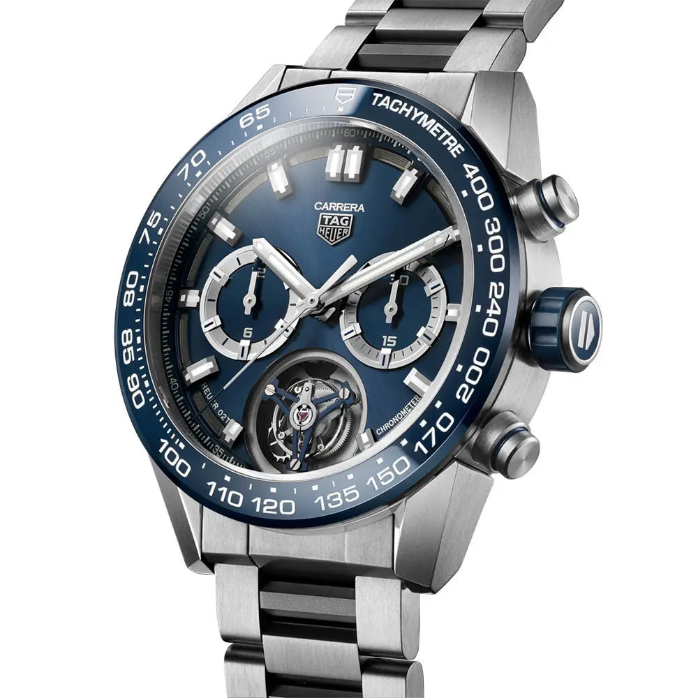 タグ・ホイヤー｜カレラ キャリバー ホイヤー02T トゥールビヨン - CAR5A8C.BF0707