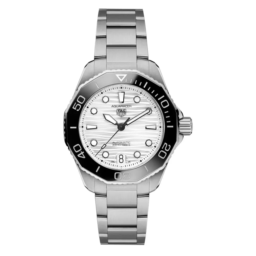 タグホイヤー TAG HEUER WBP231C アクアレーサー プロフェッショナル300 デイト 自動巻き レディース 美品 箱・保証書付き_952622 タグ・ホイヤー アクアレーサー プロフェッショナル 300 WBP231J