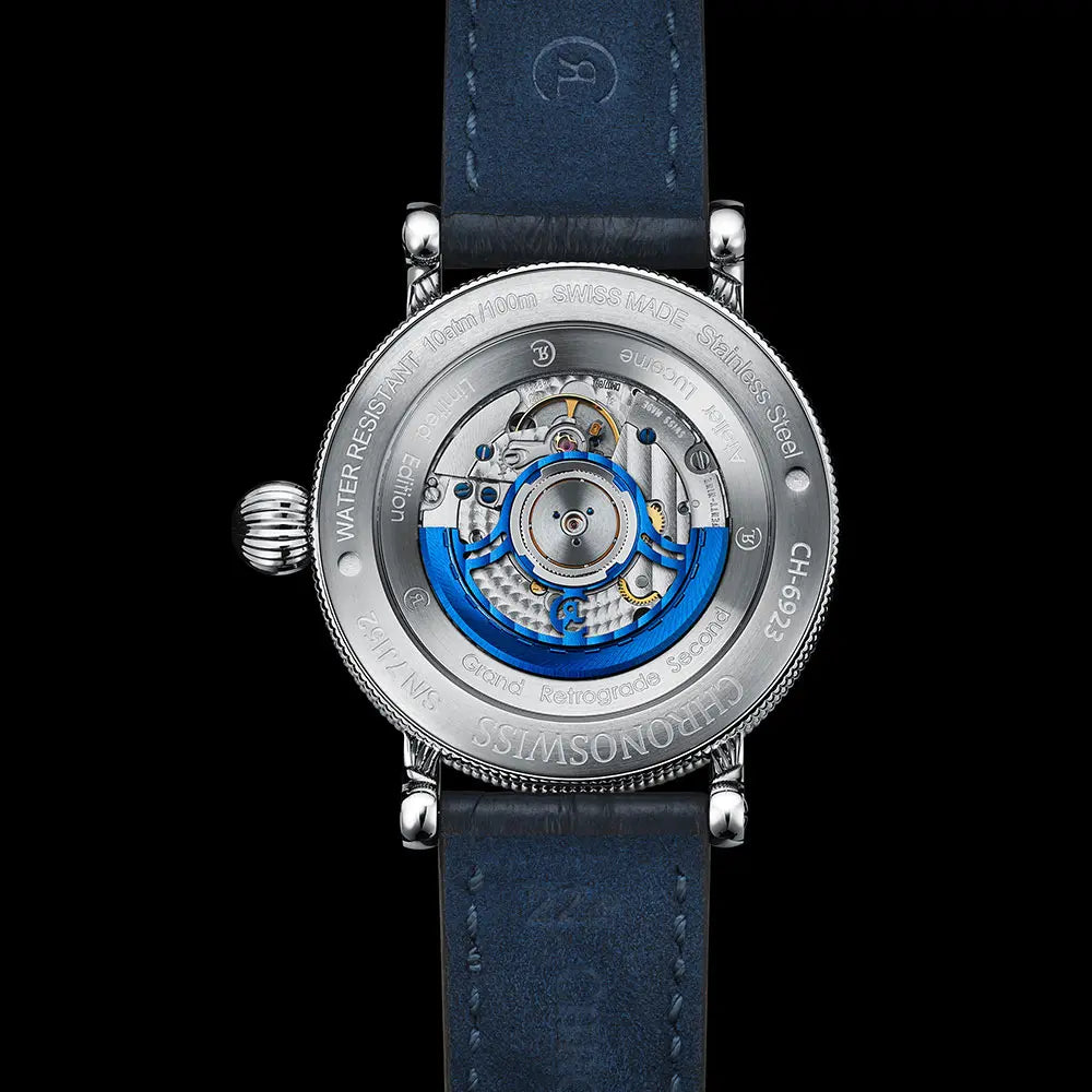 クロノスイス｜フライング・レギュレーター オープンギア レ・セック ビッグウェーブ - CH-6923-BLBL