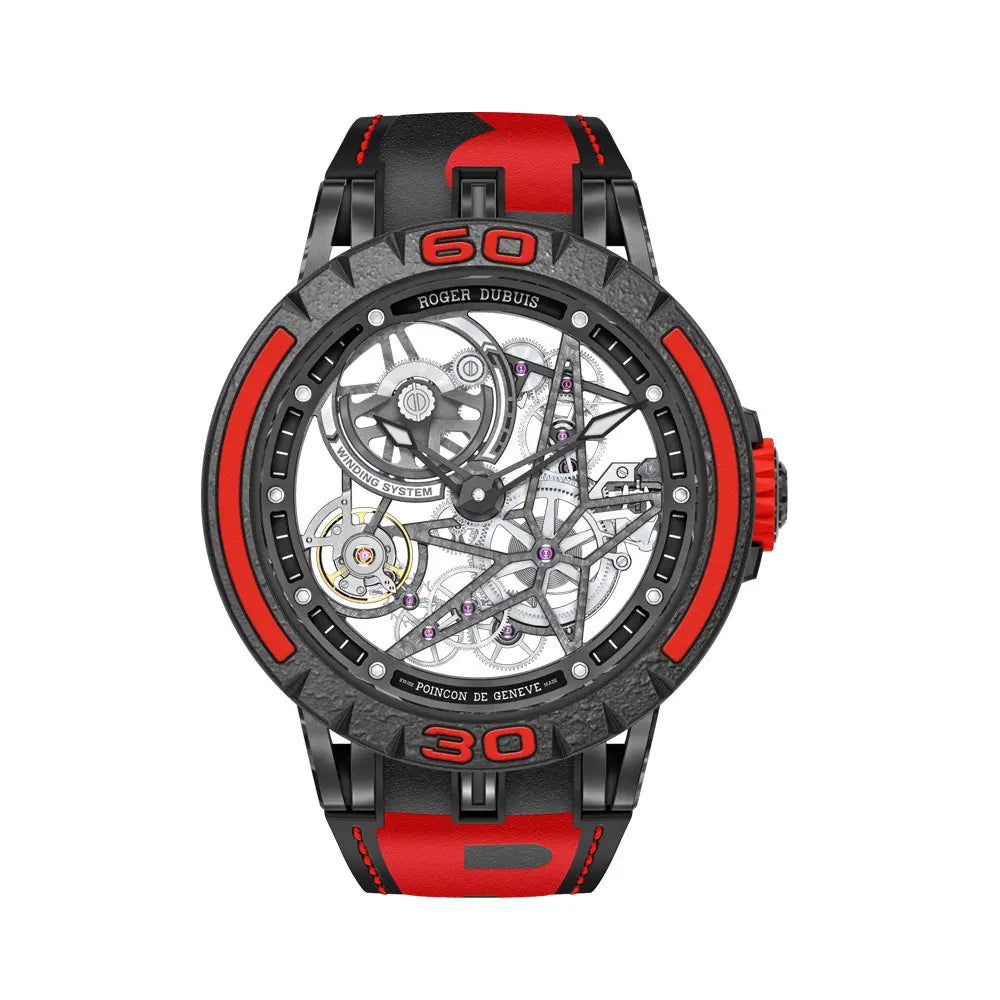 ロジェ・デュブイ｜エクスカリバー スパイダー ピレリ ブラックDLC チタニウム - RDDBEX0826