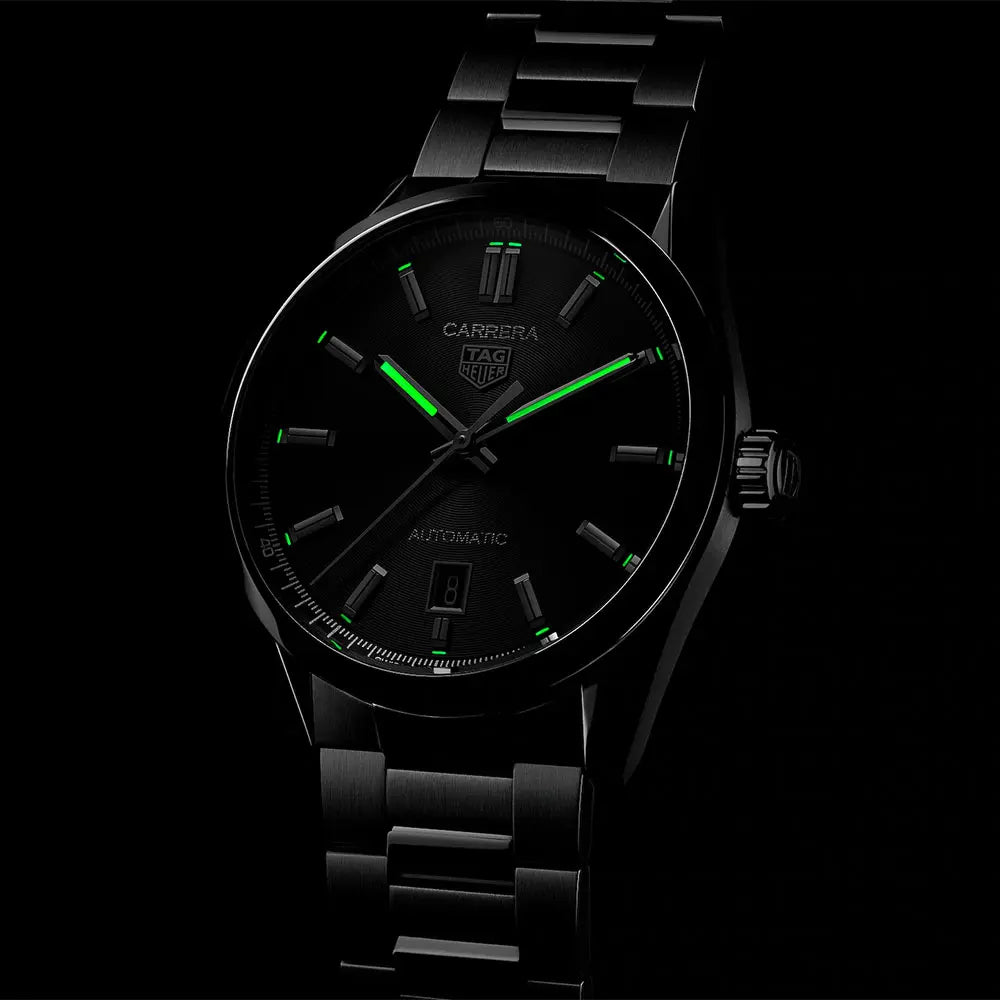 カレラ キャリバー5 ブラック WBN2110.BA0639|タグ・ホイヤー カレラ キャリバー5 ブラック WBN2110.BA0639|タグ・ホイヤー