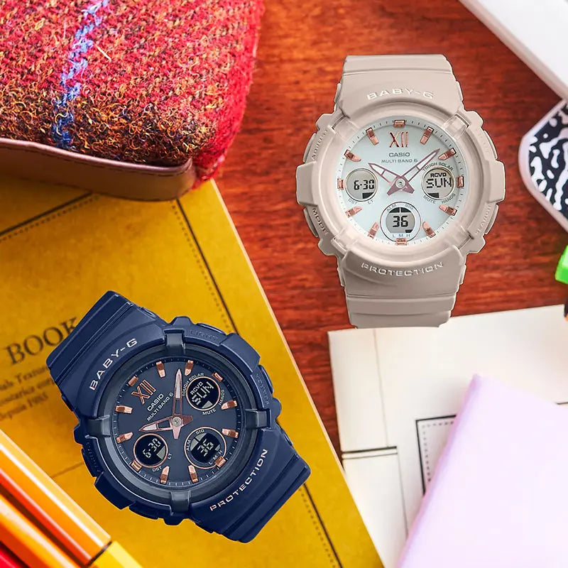 [カシオ] 腕時計 ベビージー 電波ソーラー BGA-2800-4A2JF レディース ピンクベージュ ギフト プレゼント 祝い 腕時計 g-shock レディース