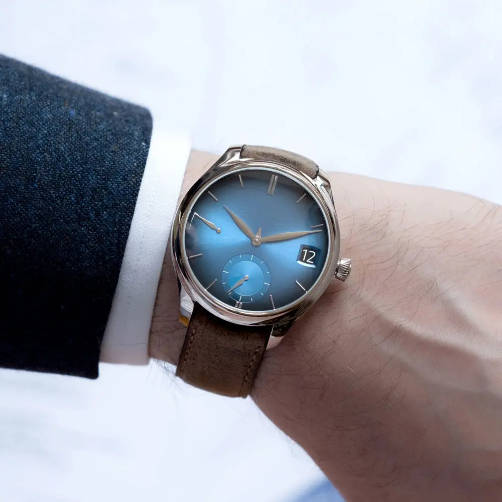 H.モーザー｜エンデバー・パーペチュアルカレンダー・ファンキーブルー - 1800-0204