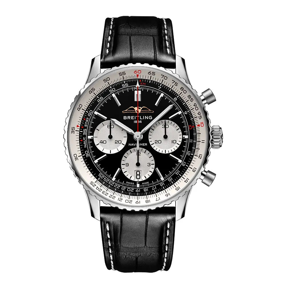 ナビタイマー B01 クロノグラフ 43 - AB0138211B1P1｜ブライトリング