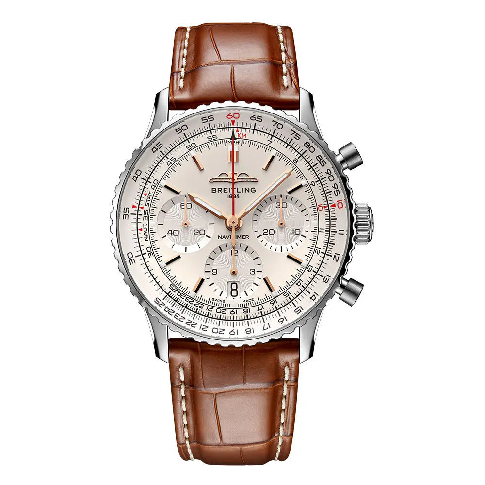 ナビタイマー B01 クロノグラフ 41 - AB0139211G1P1｜ブライトリング