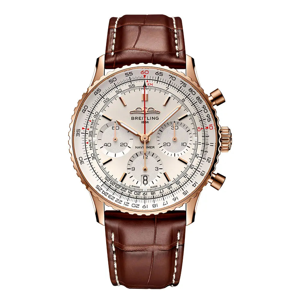 ナビタイマー B01 クロノグラフ 41 - RB0139211G1P1｜ブライトリング