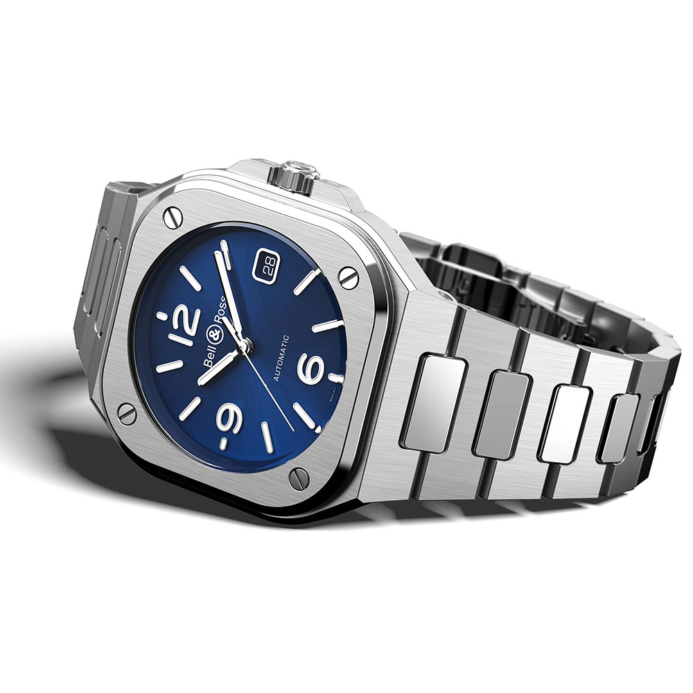 BR05 BLUE STEEL Ref.BR05A-BLU-ST/SST 品 メンズ 腕時計
