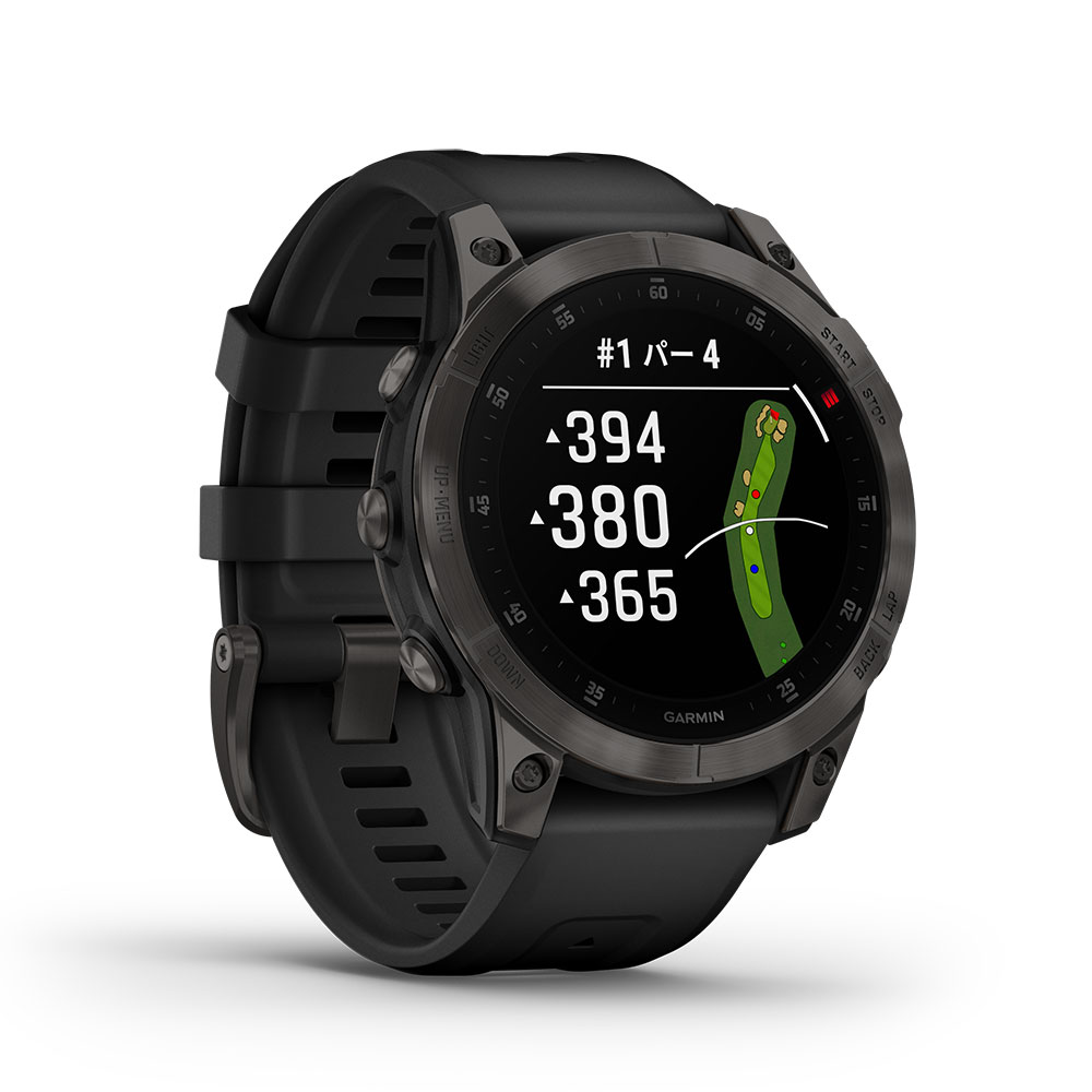 Garmin　epix Sapphire Carbon Gray DLC Ti