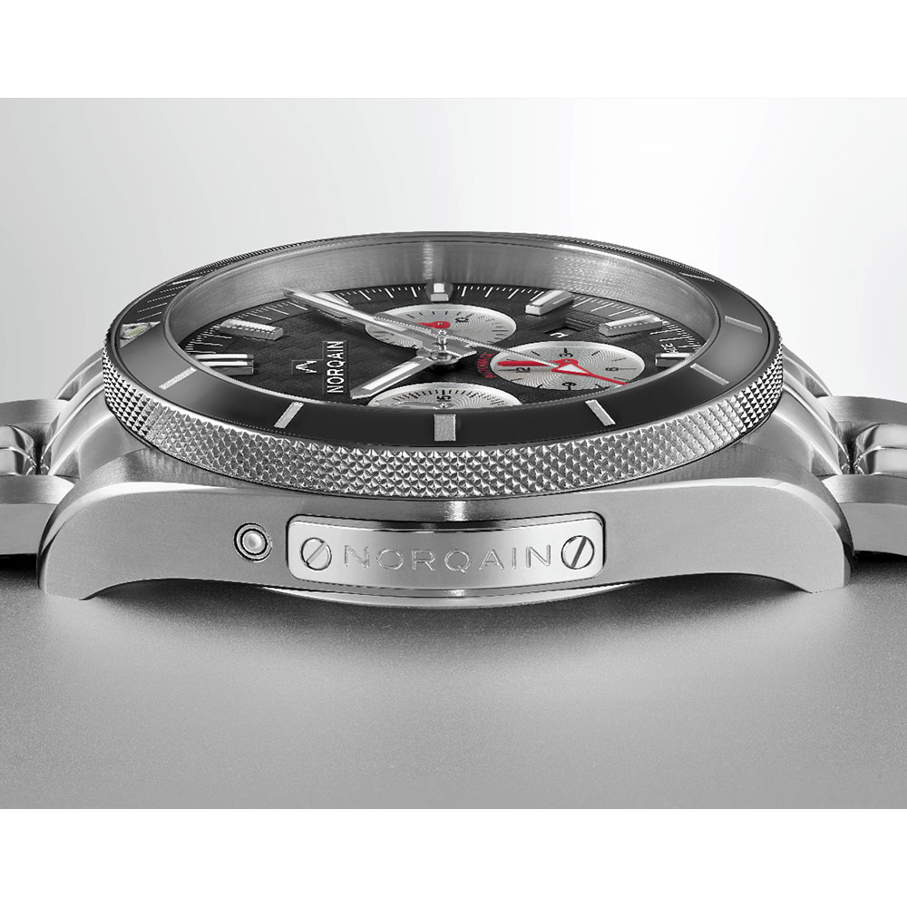 本格機械式時計ブランドの上質なラバーベルト「ノルケイン アドベンチャー スポーツ クロノ オート」-NORQAIN -ow7220