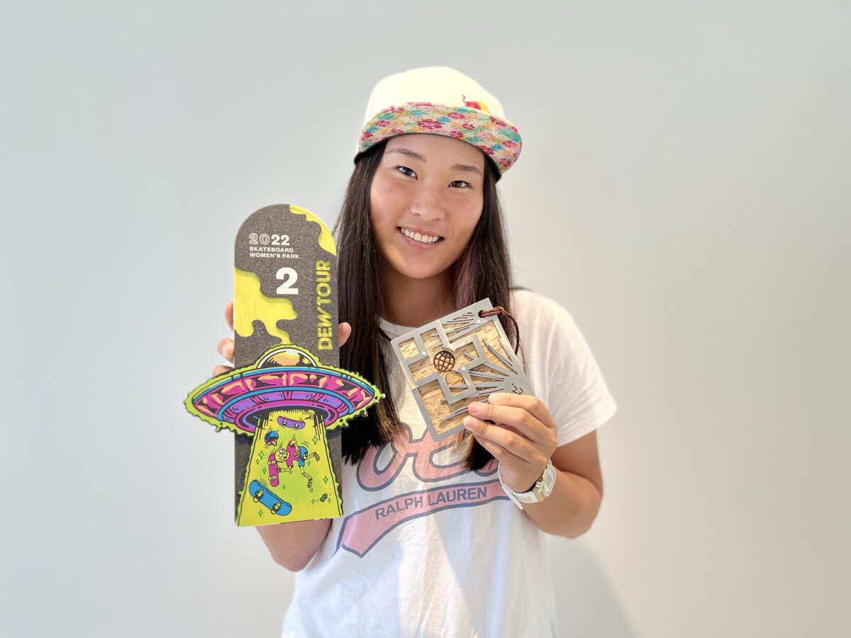 「X Games California」＆「DEW TOUR 2022」スケートボード・パーク 女子｜四十住さくら選手 - 四十住 さくら SUPPORTED ｜IMG_4302