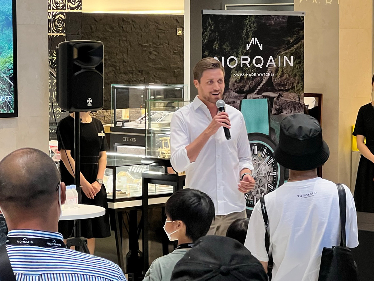ノルケイン「CEO ベン・カッファー氏 トークショー」&「新作タッチ&フィール」|oomiya 和歌山本店 - EVENT |IMG_6299