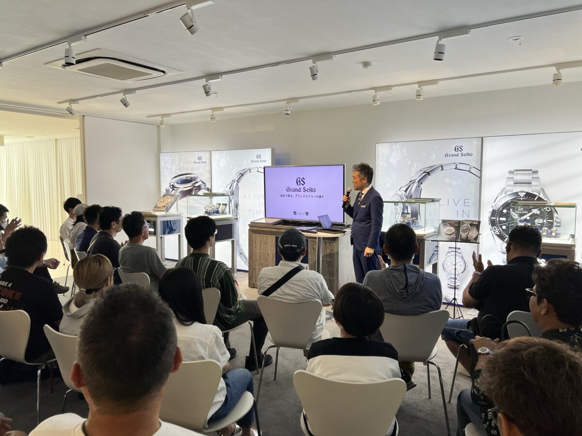 グランドセイコー×クロノス日本版編集長 広田雅将氏 トークショー|oomiya 和歌山本店 - EVENT |IMG_6433