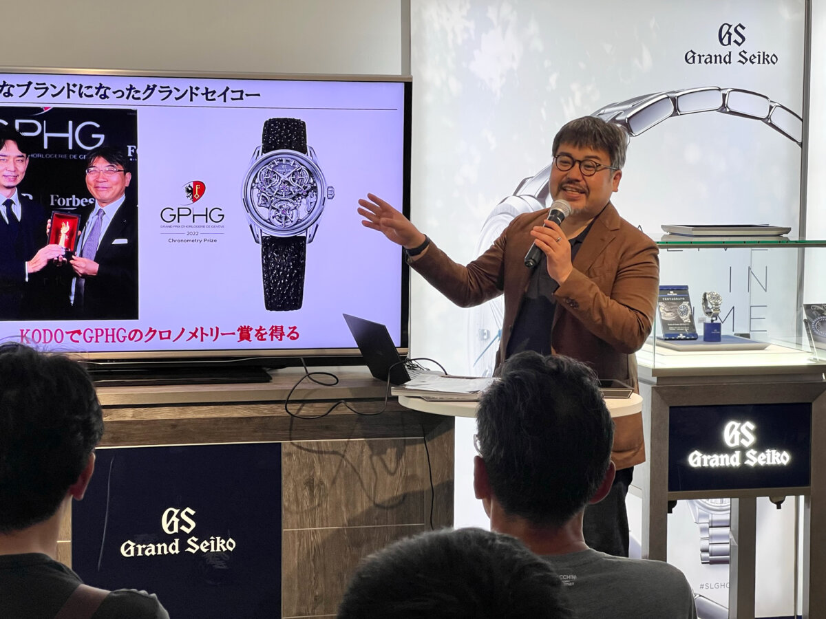 グランドセイコー×クロノス日本版編集長 広田雅将氏 トークショー|oomiya 和歌山本店 - EVENT |IMG_6440_0